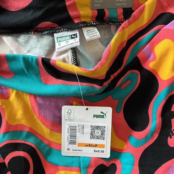 PUMA 2-PIECE ACTIVEWEAR SHORTS TOP SET SIZE S MSRP $70.00 NWT - Picture 9 of 10